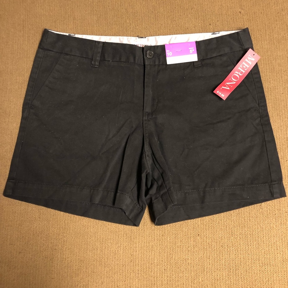 Size 10 black shorts